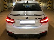 BMW řady 2 F22/F23 2014–2021 Spoiler M4 Style pro F22, černý lesk fotografie 1