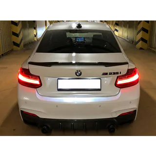 Spoiler M4 Style pro F22, černý lesk