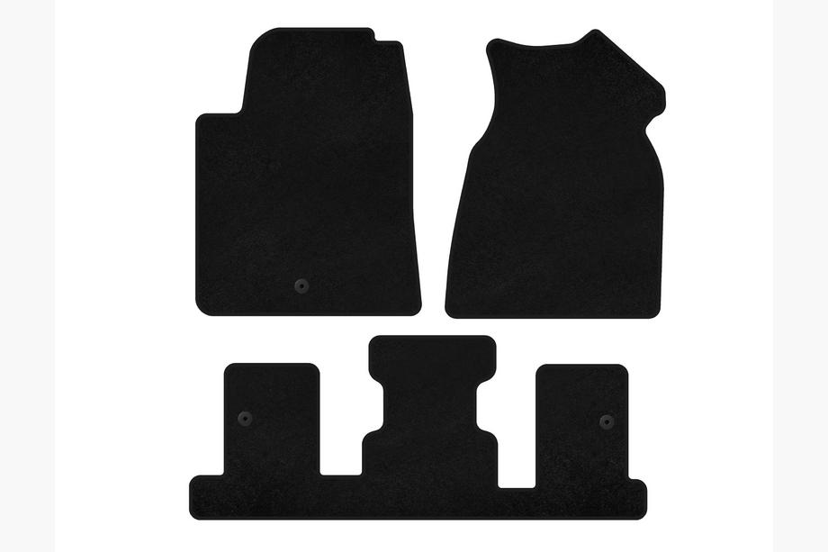 GMC Acadia 2006–2017 Textilní autokoberce Premium (1+3 řada, 2013-2017, černé) Image