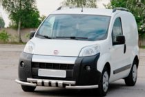 Fiat Fiorino/Qubo 2008–2024 Přední ochranný rám Shark (nerez) fotografie 3