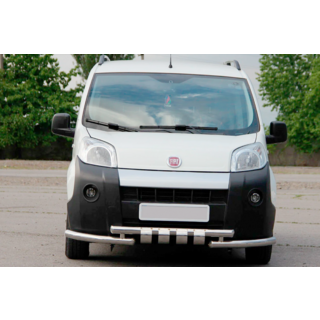 Přední ochranný rám Shark (nerez) Fiat Fiorino/Qubo 2008–2024 fotografie 1