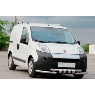 Přední ochranný rám Shark (nerez) Fiat Fiorino/Qubo 2008–2024 fotografie 2