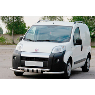 Přední ochranný rám Shark (nerez) Fiat Fiorino/Qubo 2008–2024 fotografie 3
