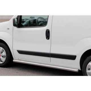 Boční trubky Ø60 mm (2 ks, nerez) Peugeot Bipper 2008–2017 fotografie 2