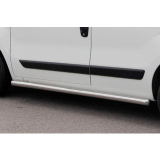 Boční trubky Ø60 mm (2 ks, nerez) Peugeot Bipper 2008–2017 fotografie 3