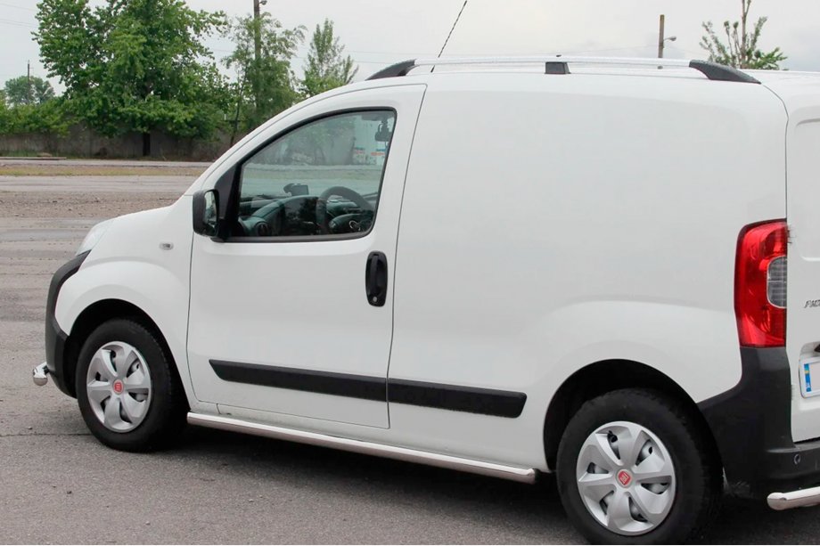 Peugeot Bipper 2008–2017 Boční trubky Ø60 mm (2 ks, nerez) Image