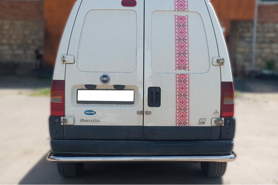 Fiat Scudo 1996–2007 Zadní ochranný rám AK005 (nerez) Image