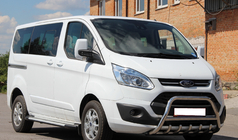 Ford Custom 2013–2022 Přední ochranný rám WT003 (nerez) fotografie 4