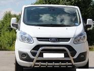 Ford Custom 2013–2022 Přední ochranný rám WT003 (nerez) fotografie 1