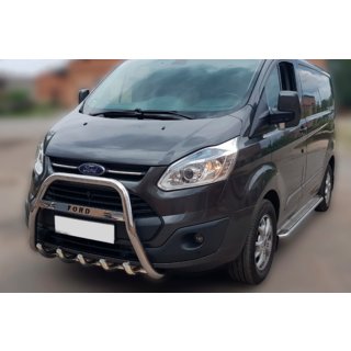 Přední ochranný rám WT006 F1-56 (nerez) Ford Custom 2013–2022