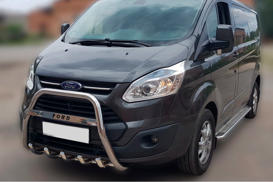 Ford Custom 2013–2022 Přední ochranný rám WT006 F1-56 (nerez) Image