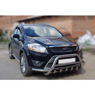 Přední ochranný rám WT003-Exclusive (nerez) Ford Kuga 2008–2013 fotografie 2