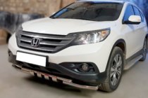 Honda CRV 2012–2016 Přední ochranný rám Shark (nerez) fotografie 2