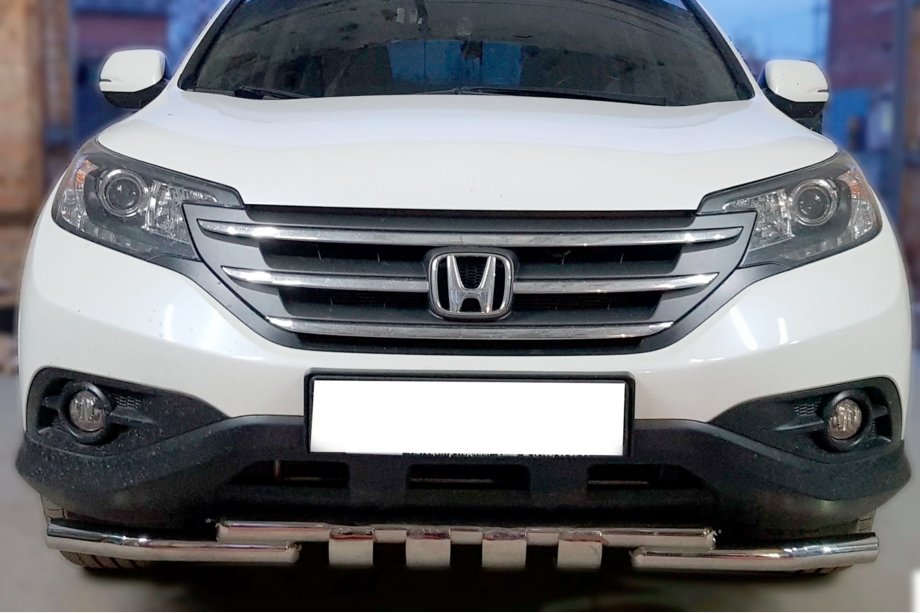 Honda CRV 2012–2016 Přední ochranný rám Shark (nerez) Image
