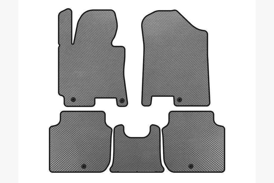 Kia Forte 2008–2024 EVA autokoberce do interiéru (2012-2016, šedé) Image