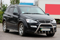 SsangYong Action 2005–2018 Přední ochranný rám (bullbar) WT004 (nerez) fotografie 3