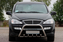 SsangYong Action 2005–2018 Přední ochranný rám (bullbar) WT004 (nerez) fotografie 1