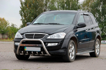 SsangYong Action 2005–2018 Přední ochranný rám (bullbar) WT004 (nerez) fotografie 2