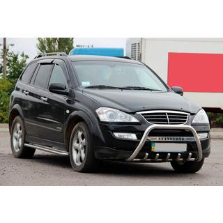 Přední ochranný rám (bullbar) WT004 (nerez) SsangYong Action 2005–2018 fotografie 3