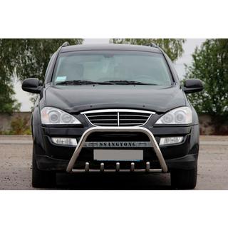Přední ochranný rám (bullbar) WT004 (nerez)