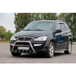 Přední ochranný rám (bullbar) WT004 (nerez) SsangYong Action 2005–2018 fotografie 2