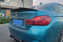 BMW řada 4 F32/F33/F36 2012–2020 Spoiler ve stylu M4 (pro F36, černý lesk) fotografie 1