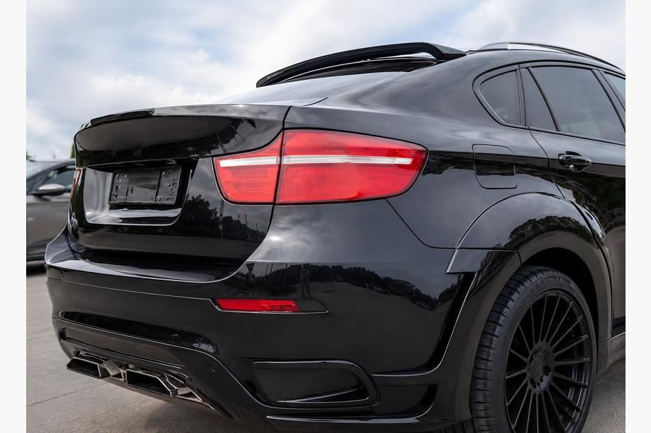 BMW X6 E71 2008–2014 Horní spoiler (černý lesk) Image