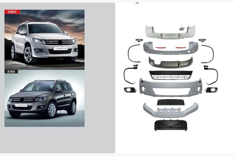 Volkswagen Tiguan 2007–2016 Sada bodykitu R-Line (pro 2011-2016) Image