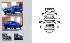 Volkswagen T-Roc 2017–2025 Faceliftový kit pro 2022+ R fotografie 1