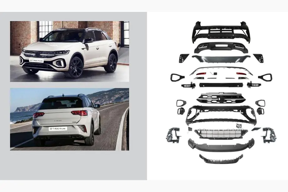 Volkswagen T-Roc 2017–2025 Kompletní bodykit R-Line (pro 2022+) Image