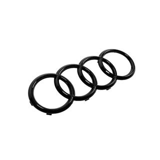 Přední znak Audi Black (285 × 100 mm) fotografie 3