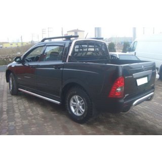 Boční nerezové trubky (2 ks) SsangYong Action 2005–2018 fotografie 2