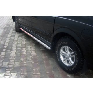 Boční nerezové trubky (2 ks) SsangYong Action 2005–2018 fotografie 1