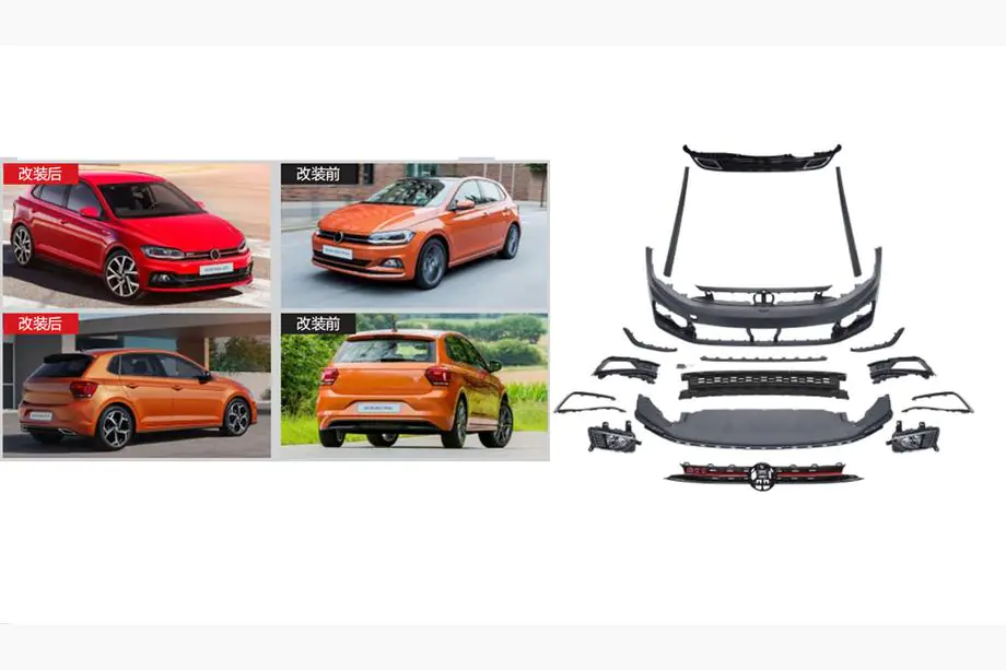 Volkswagen Polo 2017– Sada bodykitu GTI (pro 2017-2021) Image