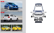 Volkswagen Polo 2010–2017 Sada bodykitu R fotografie 1