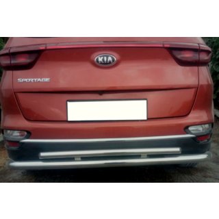 Zadní ochranný rám AK002-2 (nerez) Kia Sportage 2015–2021 fotografie 2