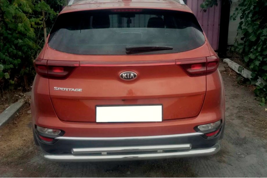 Kia Sportage 2015–2021 Zadní ochranný rám AK002-2 (nerez) Image