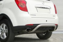SsangYong Action 2005–2018 Zadní nerezový ochranný rám AK006 fotografie 2