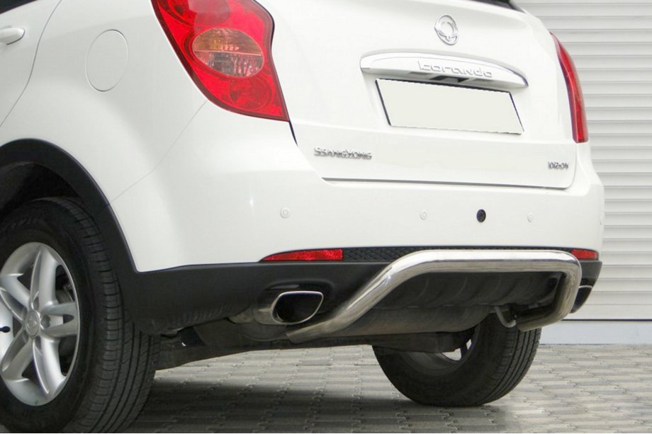 SsangYong Action 2005–2018 Zadní nerezový ochranný rám AK006 Fotografie 2