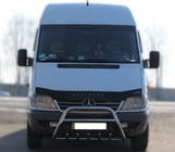 Mercedes Sprinter W901/902/903/904/905 1995–2006 Přední ochranný rám (bull bar) WT003 (nerez) fotografie 1