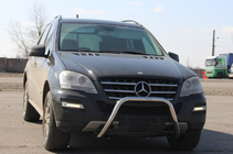 Mercedes ML W164 2005–2011 Přední ochranný rám WT006 (nerez) fotografie 1