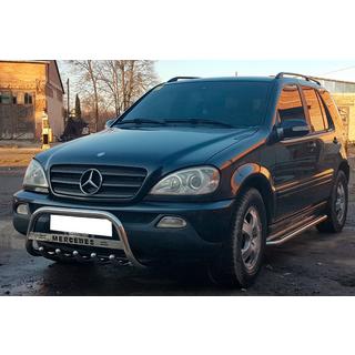 Přední ochranný rám WT004 (nerez) Mercedes ML W163 1997–2005 fotografie 3