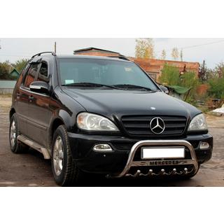 Přední ochranný rám WT004 (nerez) Mercedes ML W163 1997–2005 fotografie 4