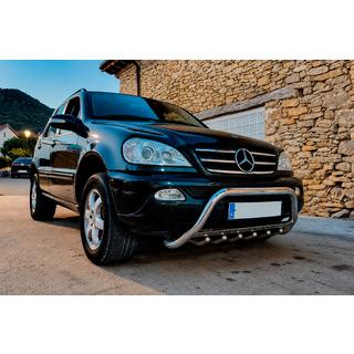 Přední ochranný rám WT004 (nerez) Mercedes ML W163 1997–2005 fotografie 1