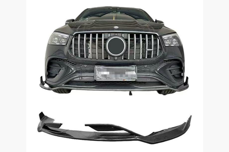 Mercedes GLE W167 2018– Přední lip spoiler nárazníku (pro GLE53/AMG-Line 2023-2026, karbon) Image