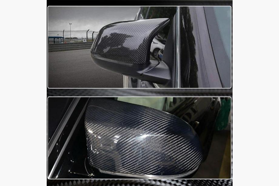 BMW X4 F26 2014–2018 Kryty zrcátek M-Look (karbon) Image