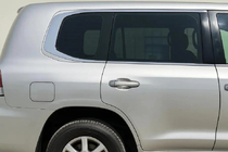 Lexus LX570/450d 2008–2022 Kompletní okenní lišty design 2025 (2008-2015, nerez) fotografie 2