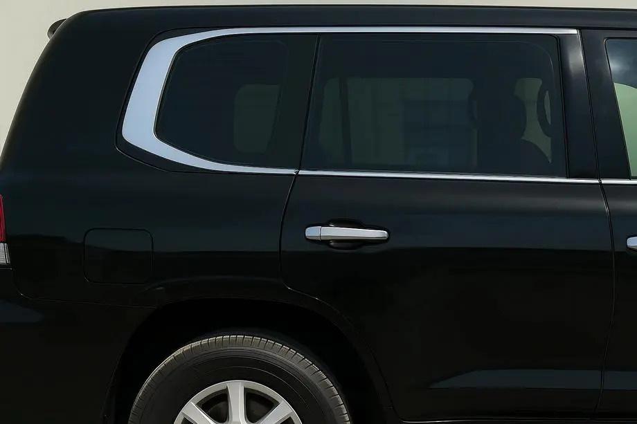 Lexus LX570/450d 2008–2022 Kompletní okenní lišty design 2025 (2008-2015, nerez) Image