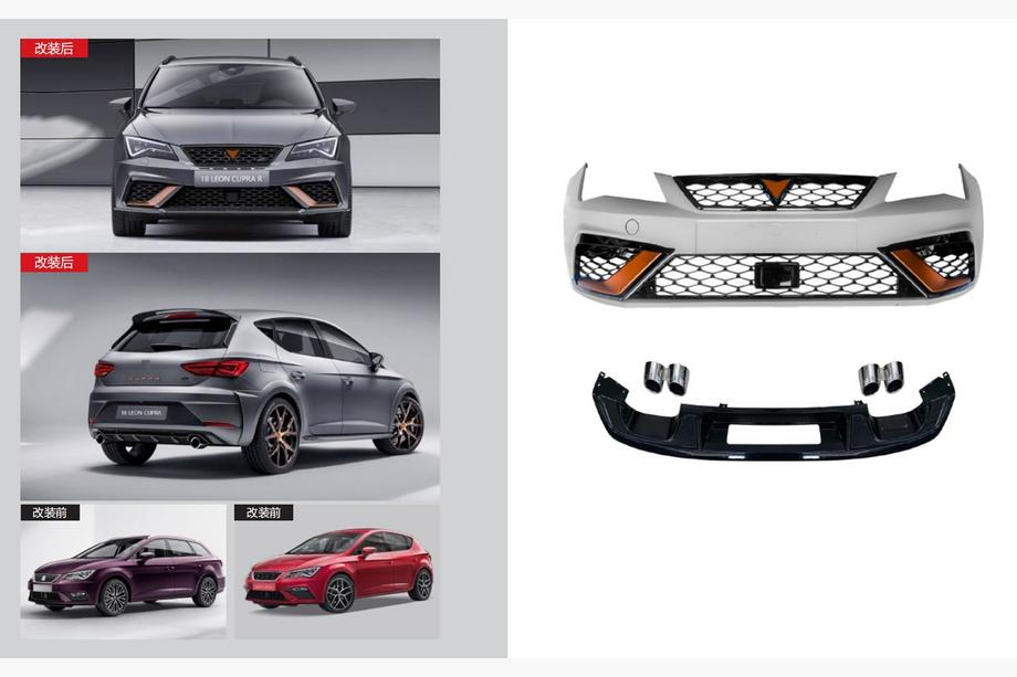 Seat Leon 2013–2020 Sada bodykitu Cupra R (pro 2017+) Image