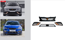 Seat Leon 2013–2020 Sada mřížek Cupra R (pro FR 2017-2020) fotografie 1